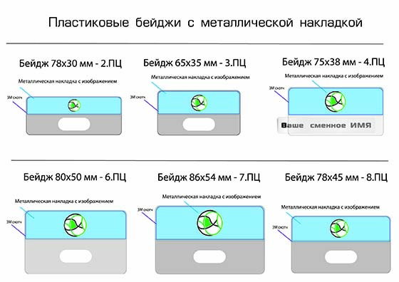 Каталог бейджей