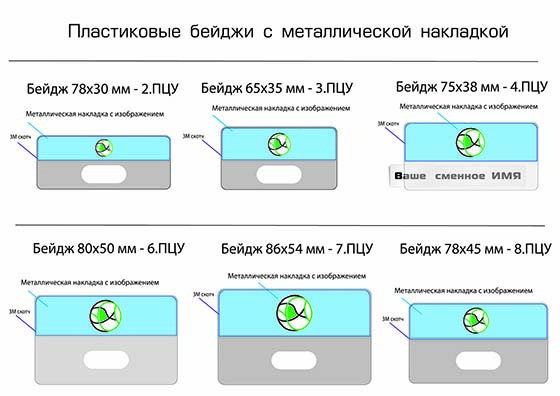 Каталог бейджей