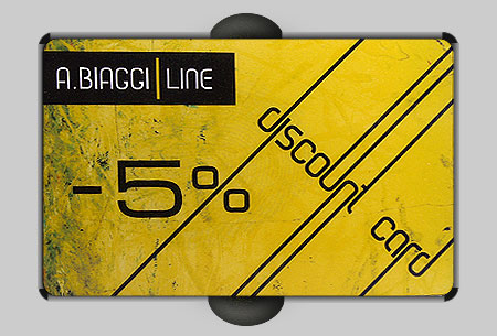 Дисконтная пластиковая карта, сеть магазинов Antonio Biaggi, город Днепропетровск