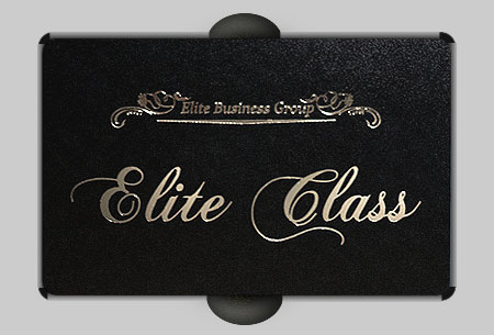 Пластиковая карта клиента элит класса, Elite business group, город Днепропетровск