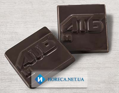 Шоколадный логотип для сети магазинов АТБ