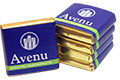 Мини шоколадки с логотипом для агентства недвижимости Авеню